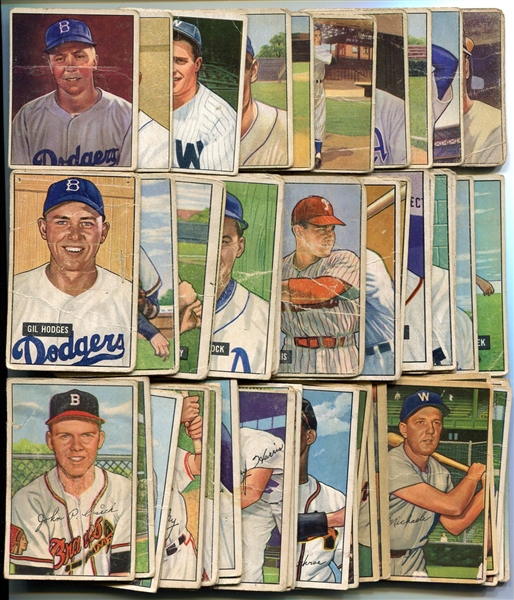 1948-1983 Leaf, Bowman & Topps and more Lot of 200+ Cards, Stamps, Discs