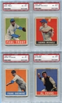 1948 Leaf Baseball Lot of 22 All PSA Graded w/SP and HOFer