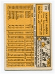 1963 Topps Harvey Haddix Autographed