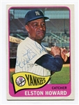 1964 Topps Elston Howard Signed Card