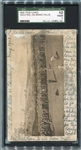 1903 Hugh Kirkcaldy Golfing On Braid Hills Postcard SGC 10