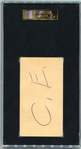 E136 1911 Zeenut Zacher Oakland SGC AUT