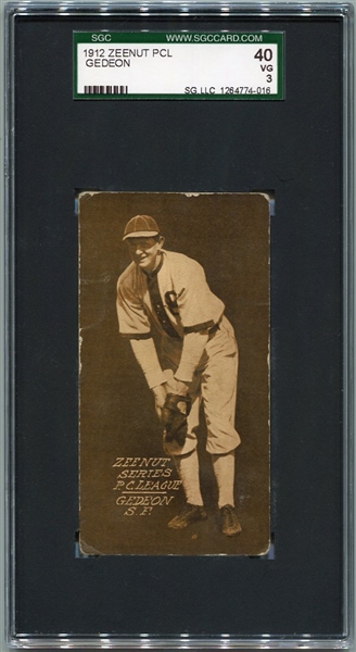 E136 1912 Zeenut Gedeon San Francisco SGC 40
