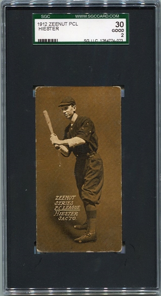E136 1912 Zeenut Hiester Sacramento SGC 30