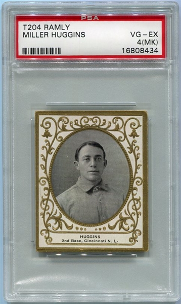 T204 Miller Huggins PSA 4 MK
