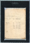W600 Joseph B. Tinker Chicago Cubs SGC AUTH
