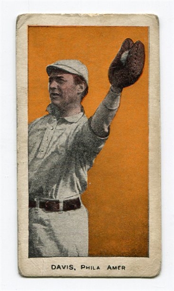 E98 Harry Davis Orange Background VG