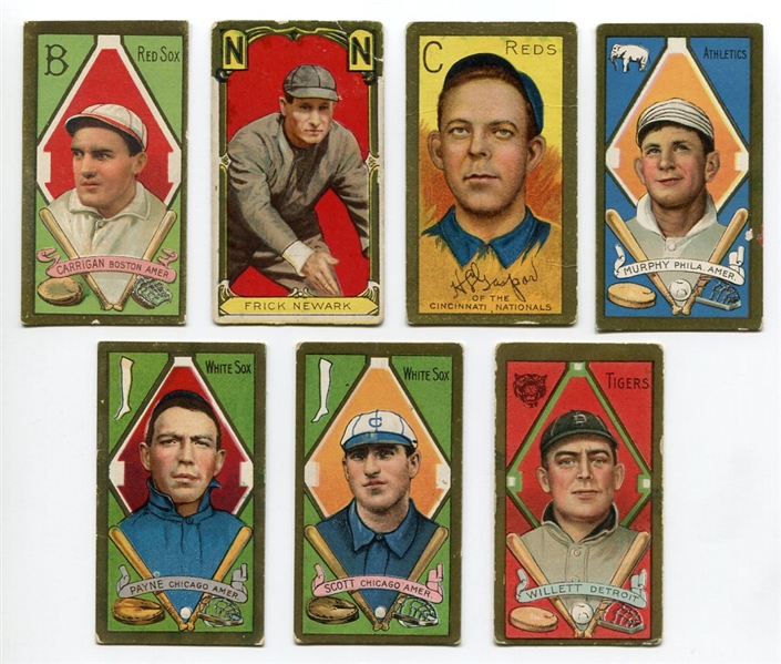 T205 Lot of 7 Different w/6 Different Backs