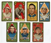 T205 Lot of 7 Different w/6 Different Backs