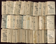 N245 Sweet Caporal Actors and Actresses Lot of 150 Different