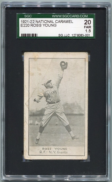 E220 National Caramel Ross Young SGC 20