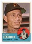1963 Topps Harvey Haddix Autographed