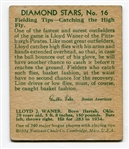 R327 1935 Diamond Stars Lloyd Waner 
