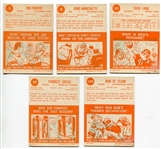 1963 Topps Football Lot of 5 All HOFers