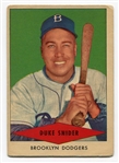 1954 Red Heart Dog Food Duke Snider VG