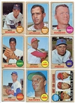 1968 Topps Lot of 18 Mostly Stars/HOFers