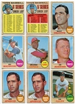 1968 Topps Lot of 18 Mostly Stars/HOFers