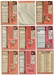 1969 Topps Lot of 12 Mostly Different Stars W/Ryan