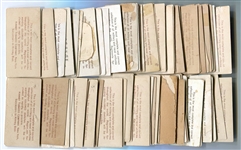 N224 Kinney Military Series Lot of 100 Different