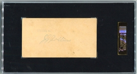 E136 1911 Zeenut Tiedeman Oakland w/Collins McCarthy Back Stamp SGC 30