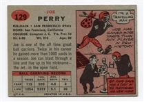 1957 Topps #129 Joe Perry EX
