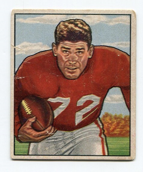 1950 Bowman Football #143 Norm Standlee San Francisco 49ers