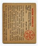 1950 Bowman Football #143 Norm Standlee San Francisco 49ers