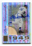 2003 Topps Tribute Auto Bat Relic Don Newcombe Autographed