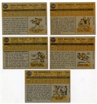 1960 Topps Lot of 5 High-Numbers EX-EXMT