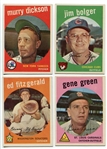1959 Topps Lot of 10 Different EX+/-