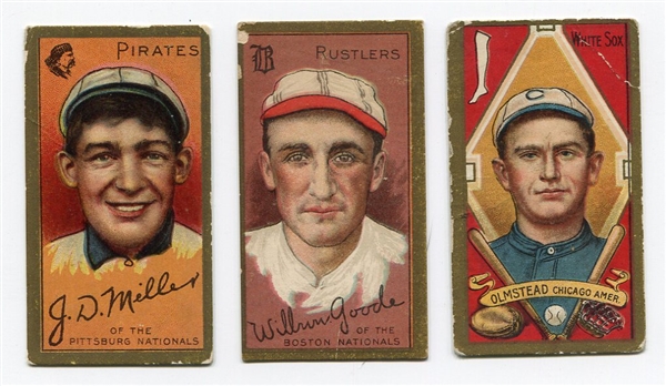 T205 Lot of 3 Different w/John D. Miller Hassan
