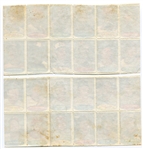 1974 Topps Baseball Stamps 2 Sheets of 12 w/HOFers