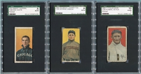 T206 Lot of 7 Different SGC Graded w/Tinker
