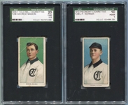 T206 Lot of 2 Southern Leaguers Kiernan & Manion Both SGC Graded