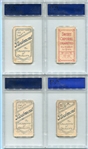 T206 Lot of 6 All PSA Graded