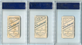 T206 Lot of 3 PSA Graded 2's