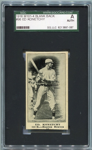 M101-4 #96 Ed Konetchy SGC Auth 