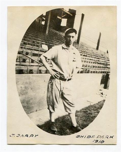 1910 Jack Barry Photo at Shibe Park