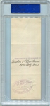 Benjamin Harrison Signed Check PSA/DNA NM-MT 8