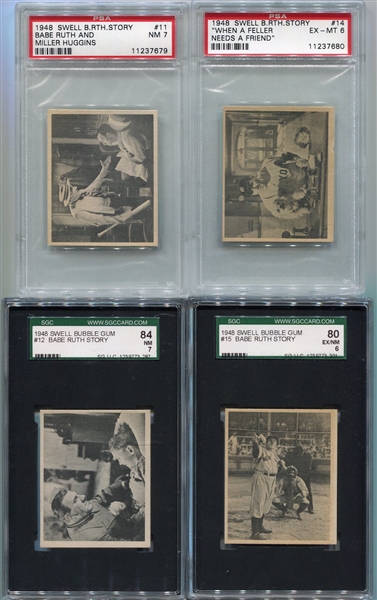 1948 Swell Babe Ruth Story Short Set #1-16