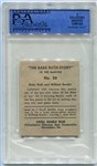 1948 Swell Babe Ruth Story #26 Babe Ruth And William Bendix PSA 7