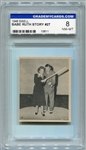 1948 Swell Babe Ruth Story #28 Babe Ruth And Claire Trevor 