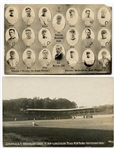1916 Colonial Baseball Club Team Postcard With Ty Cobb Lot of Two Different