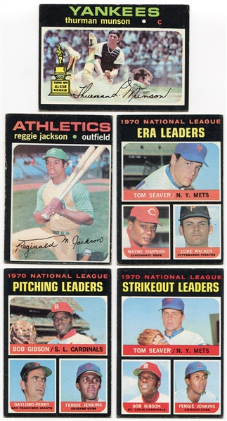1971 & 1972 Topps Lot of 7 Different