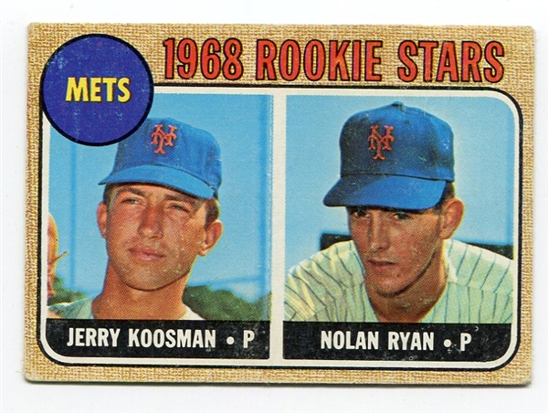 1968 Topps #177 Koosman/Ryan VG CENTERED!