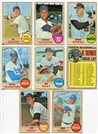 1968 Topps Lot of 14 Different w/Many Stars, Bench Rookie, etc
