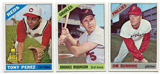 1966 Topps Lot of 3 HOFers Nrmt/Nrmt/MT