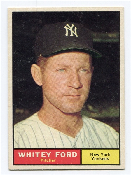 1961 Topps #160 Whitey Ford Exmt Centered