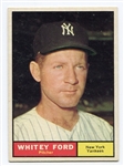 1961 Topps #160 Whitey Ford Exmt Centered