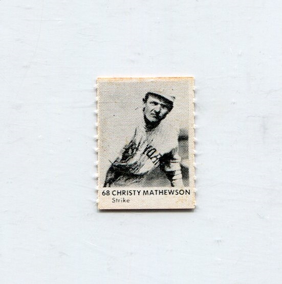 1950 R423 Christy Mathewson Strike #68 Nrmt